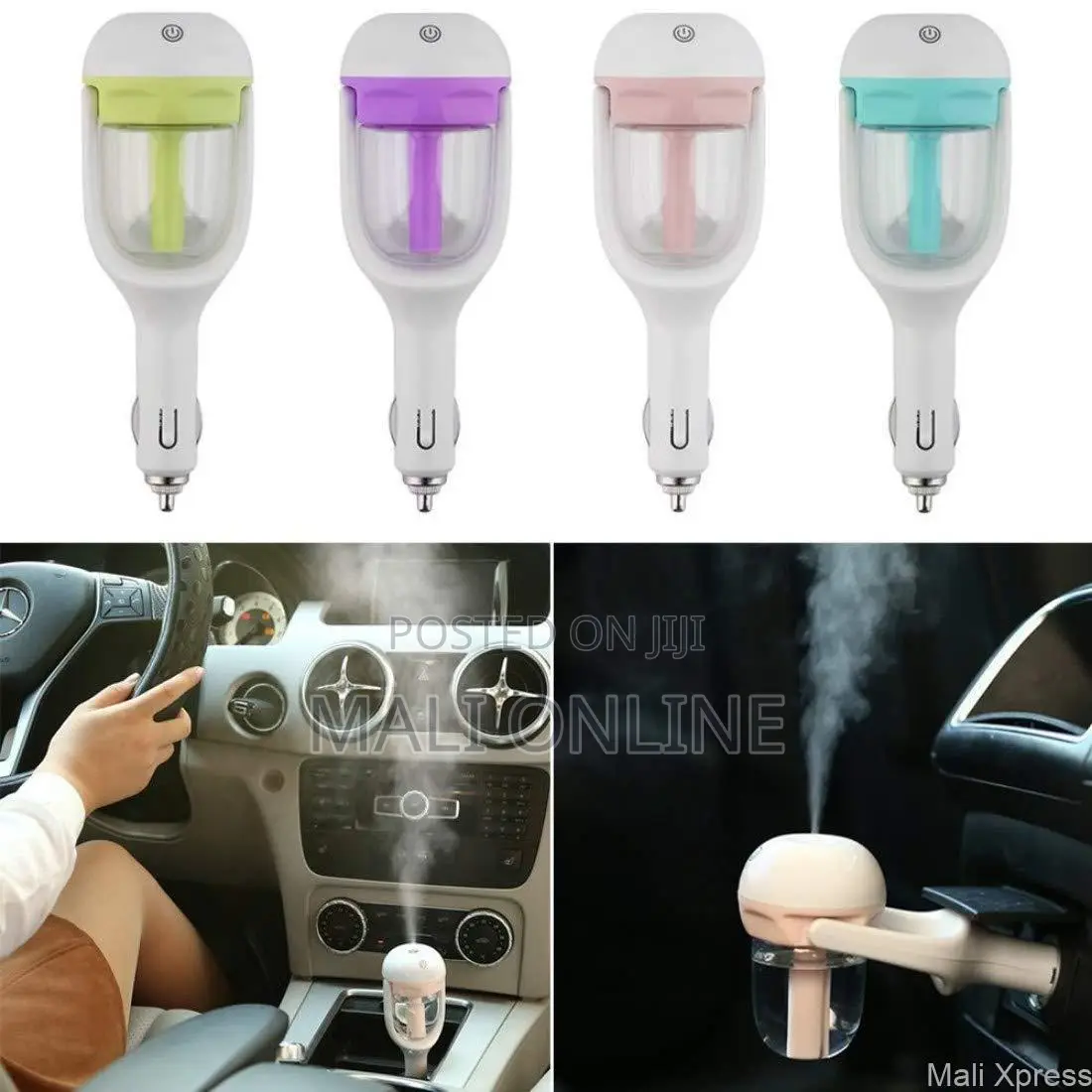 Car Humidifier Mini Air Diffuser Aromatherapy Air Purifier