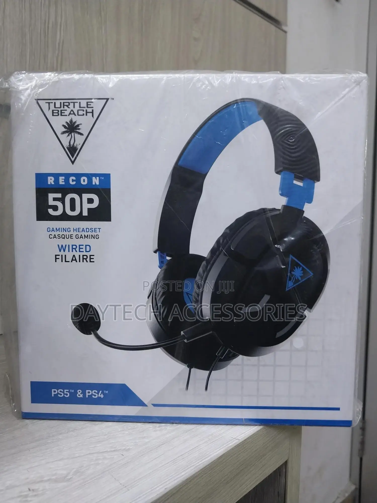 Turtle Beach Recon 50p Black Over-Ear Stereo Gaming Headset