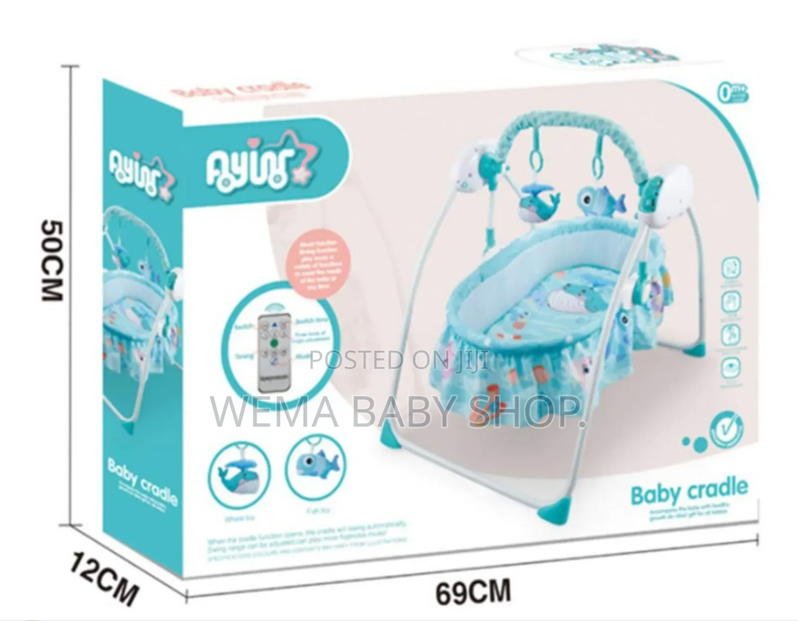 Remote Control Electric Baby Swing/Cradle