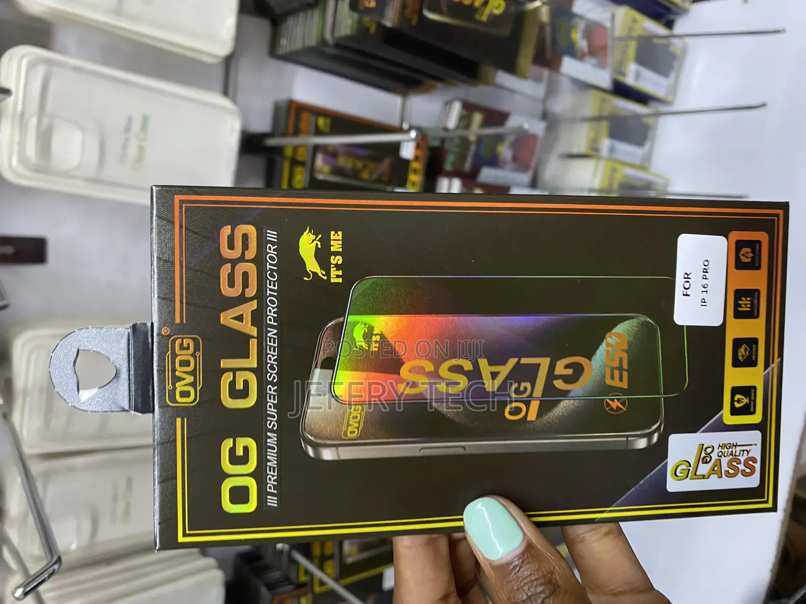 Unbreak Og Glass Screen Protector for iPhone 16 Pro