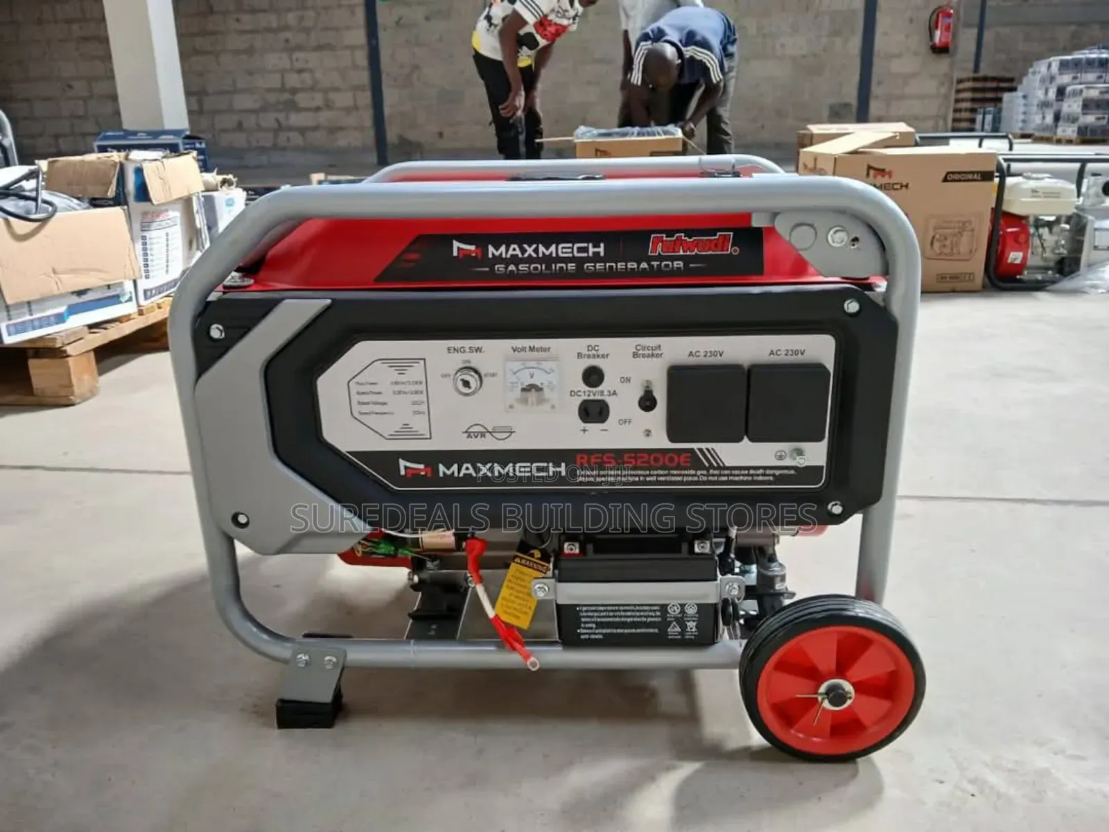 Maxmech Electric Start Petrol Generator 12kva