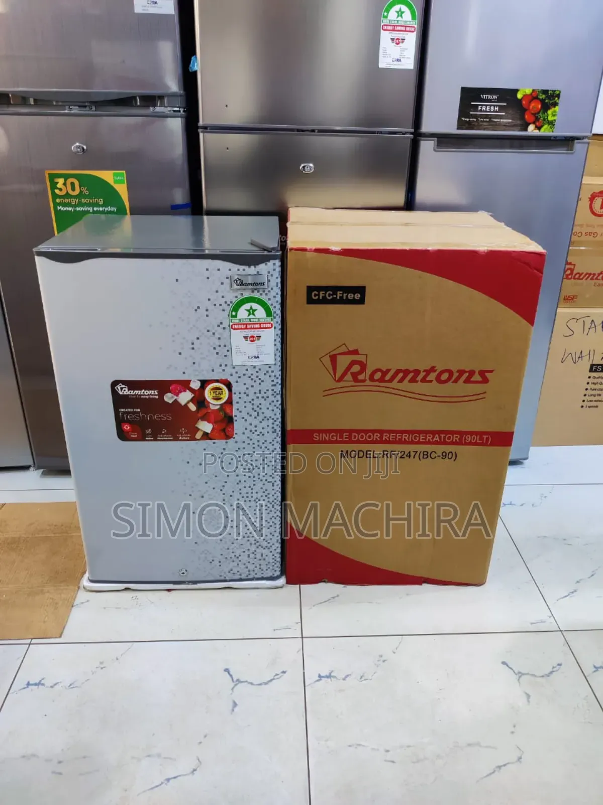 Ramtons Fridge 90l Single Door