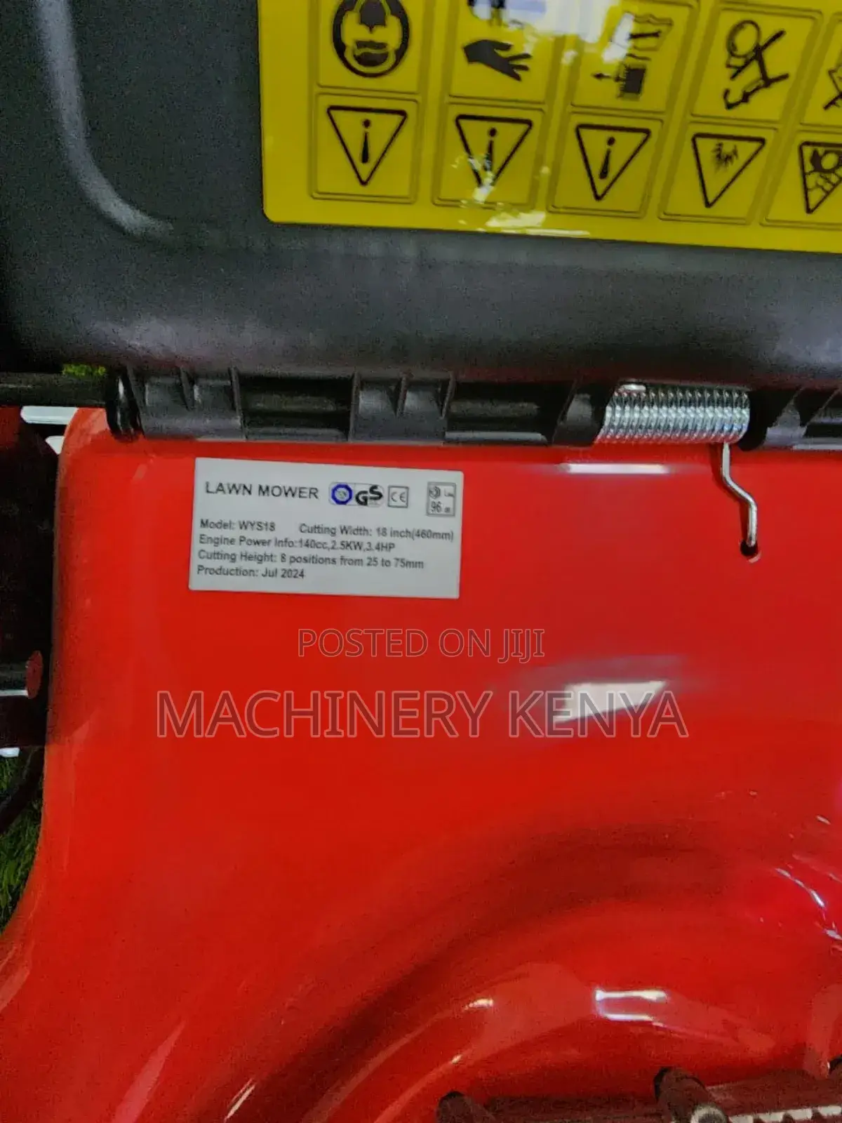 6hp New Lawnmower 196cc