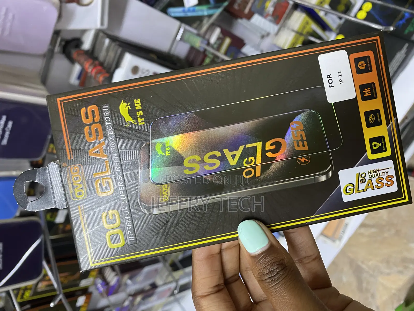 Kapaver Og Tempered Glass Screen Protector for iPhone 11
