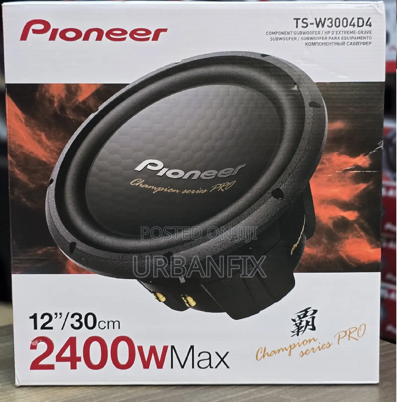 12 Inch Pioneer 2400 Watts Ts-W3004d4 Bass Subwoofer