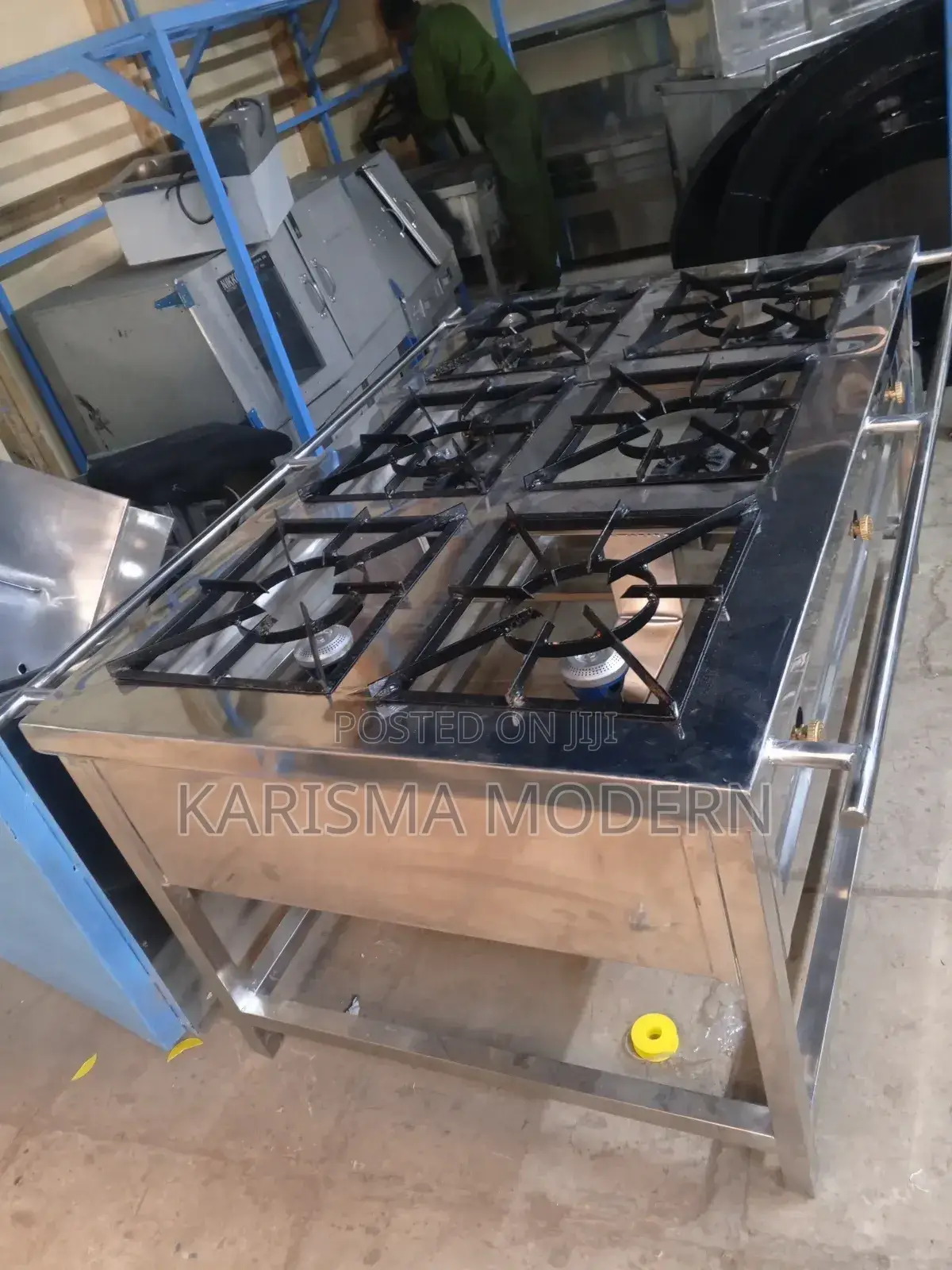 Six Burner Cooker With A