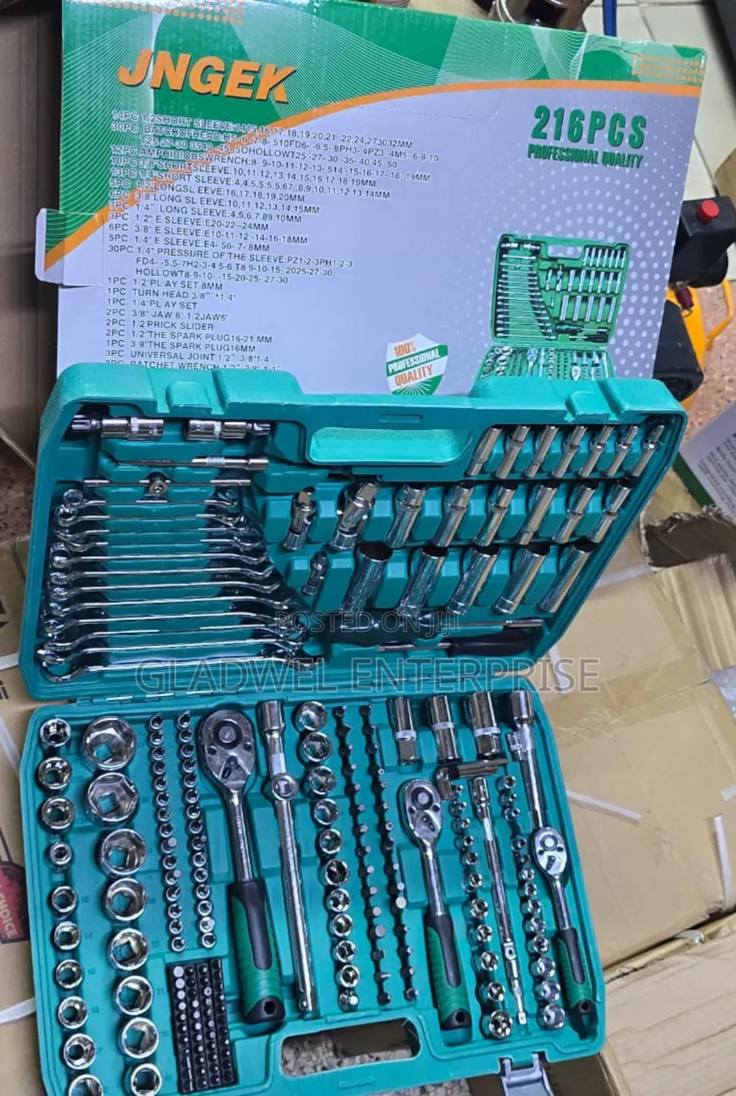 216pcs Socket Wrench Chrome Vanadium/Toolset