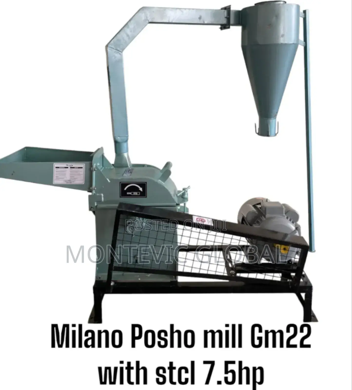 Milano Posho Mill With 7.5hp Motor
