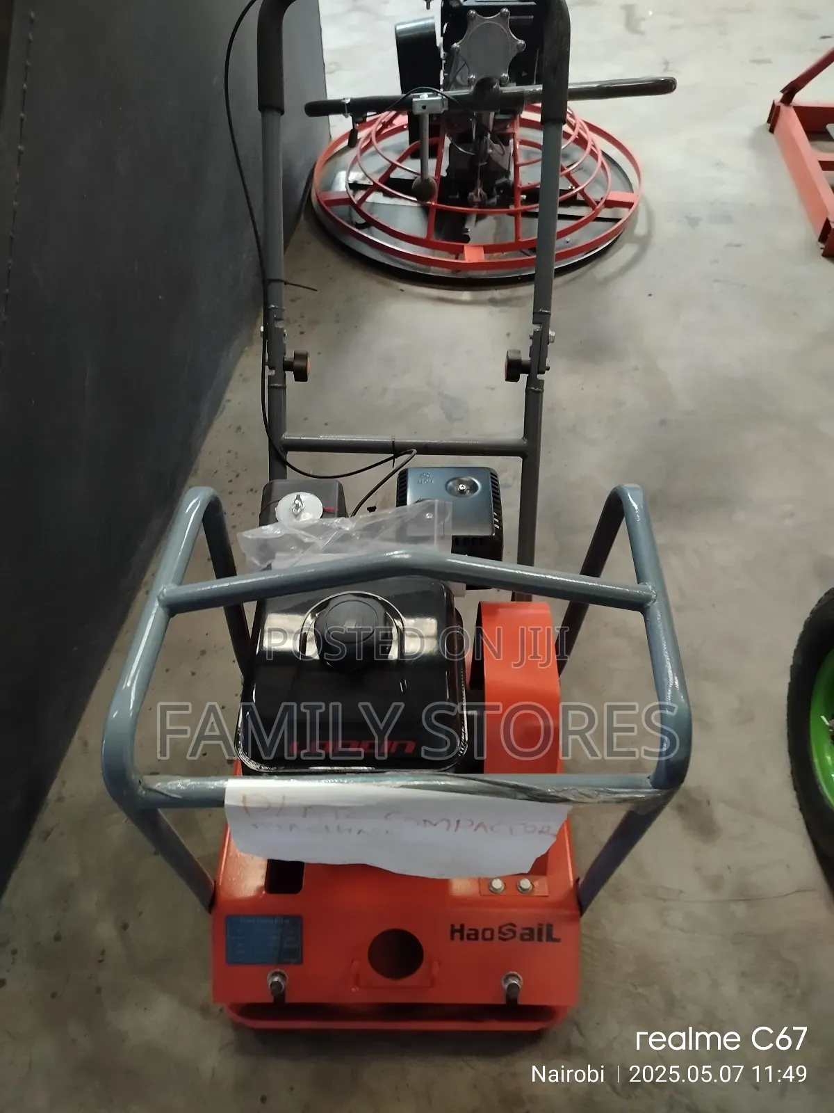Heavy Duty Cabro Plate Compactor Machine Haosail Brand