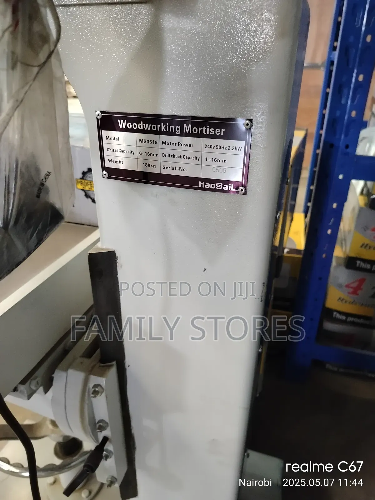 Commercial Woodworking Mortiser Machine