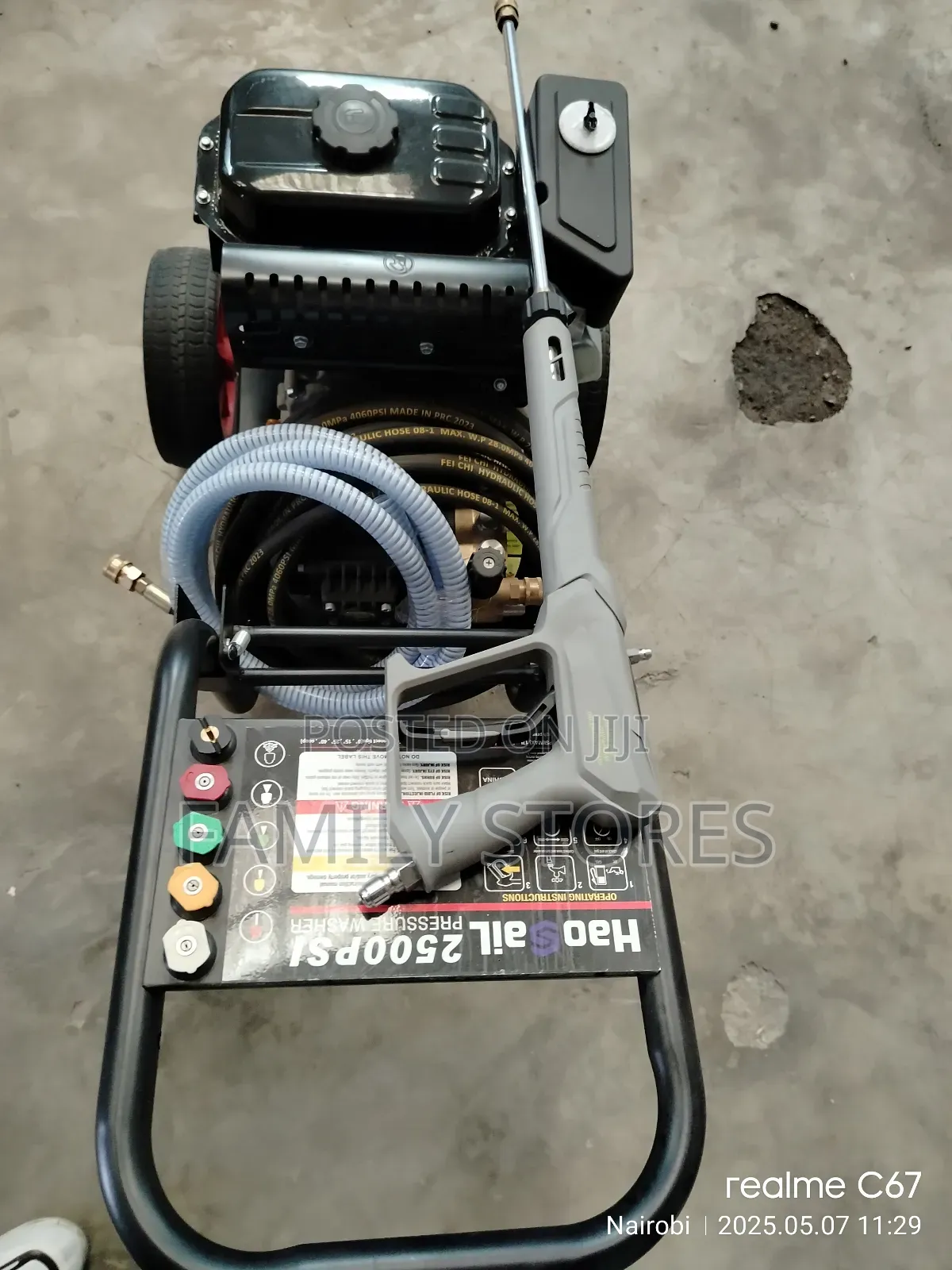 Commercial Gasoline Petrol 2500psi Highpressure Washer