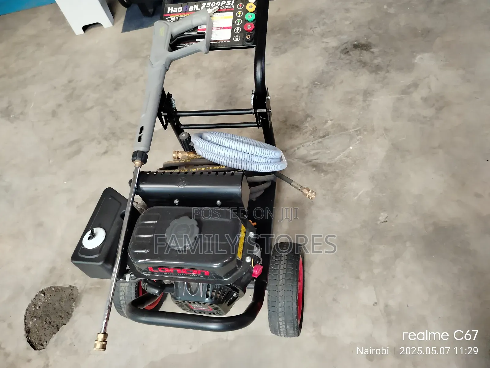 Commercial Gasoline Petrol 2500psi Highpressure Washer