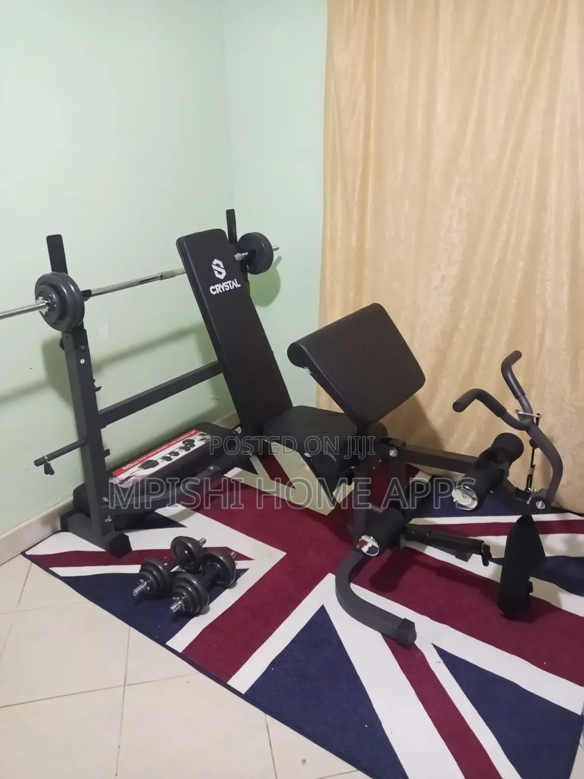 Crystal Weight Lifting Bench