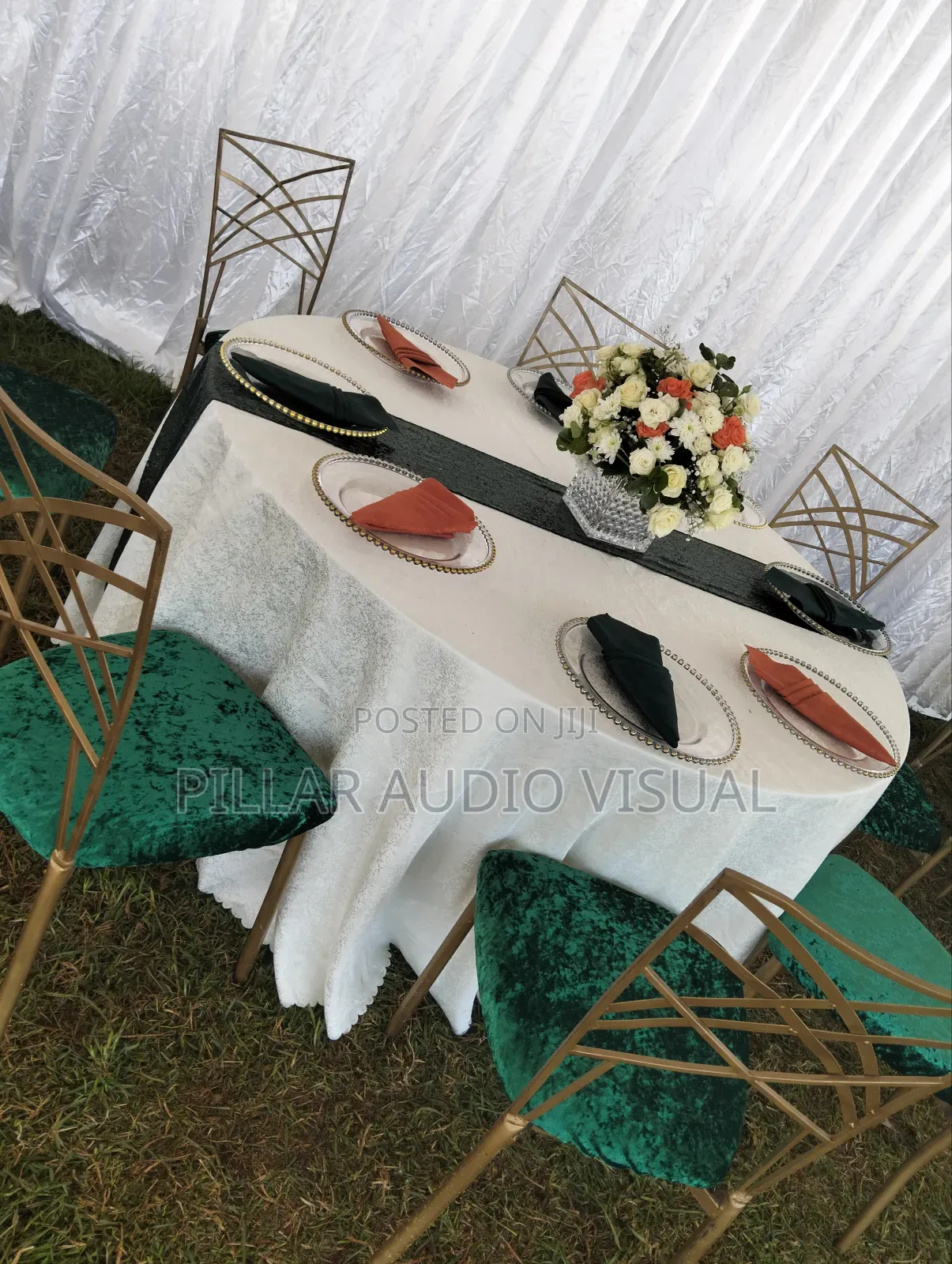 Tents, Chairs, Seats, Round Tables, Rentals/Hire