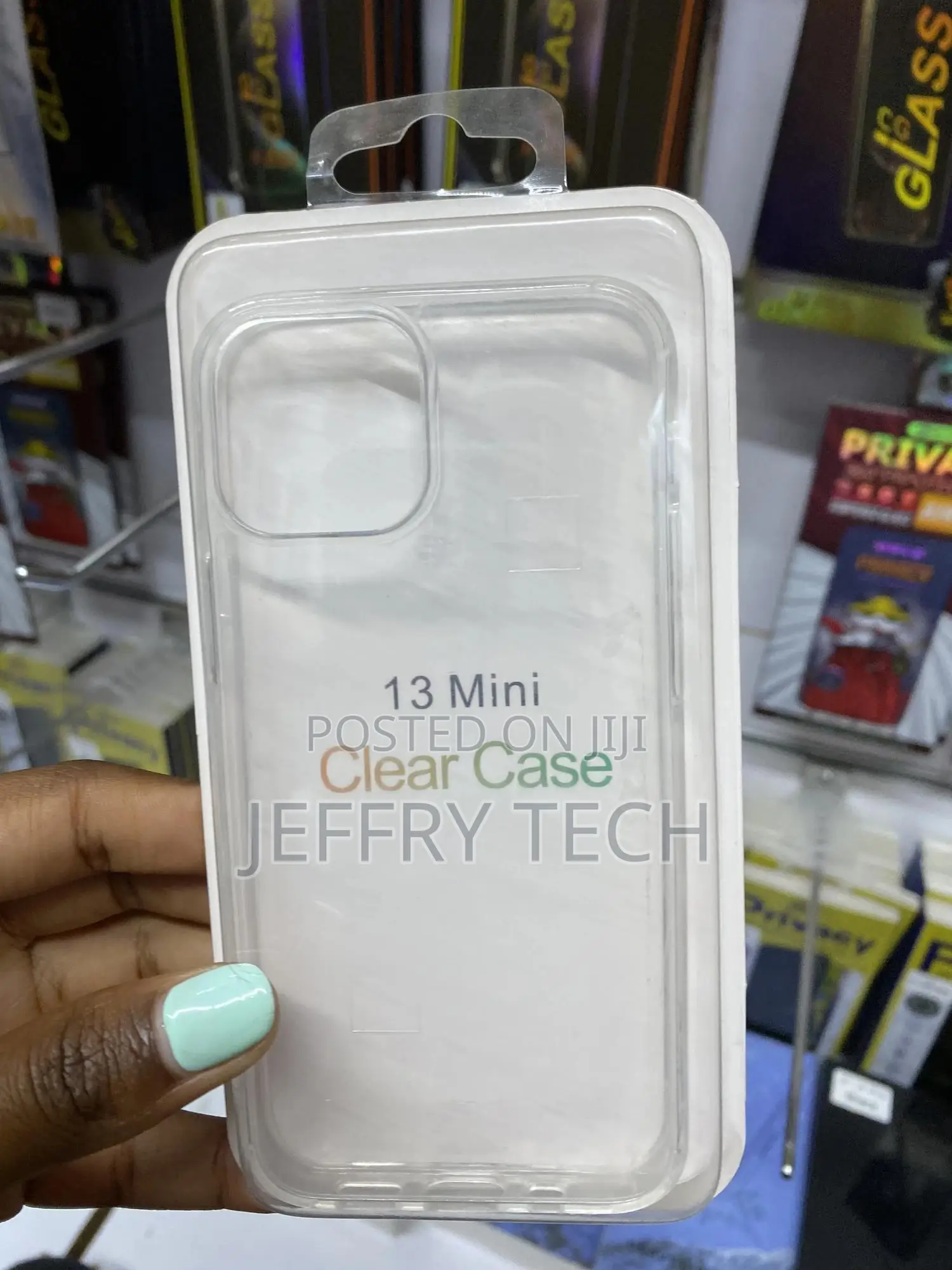 Lseeka iPhone 13 Mini Anti-Slip Tpu Case Clear Crystall Case