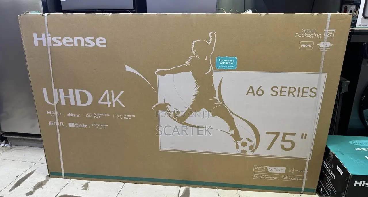 Hisense 75” A6 Series Tv