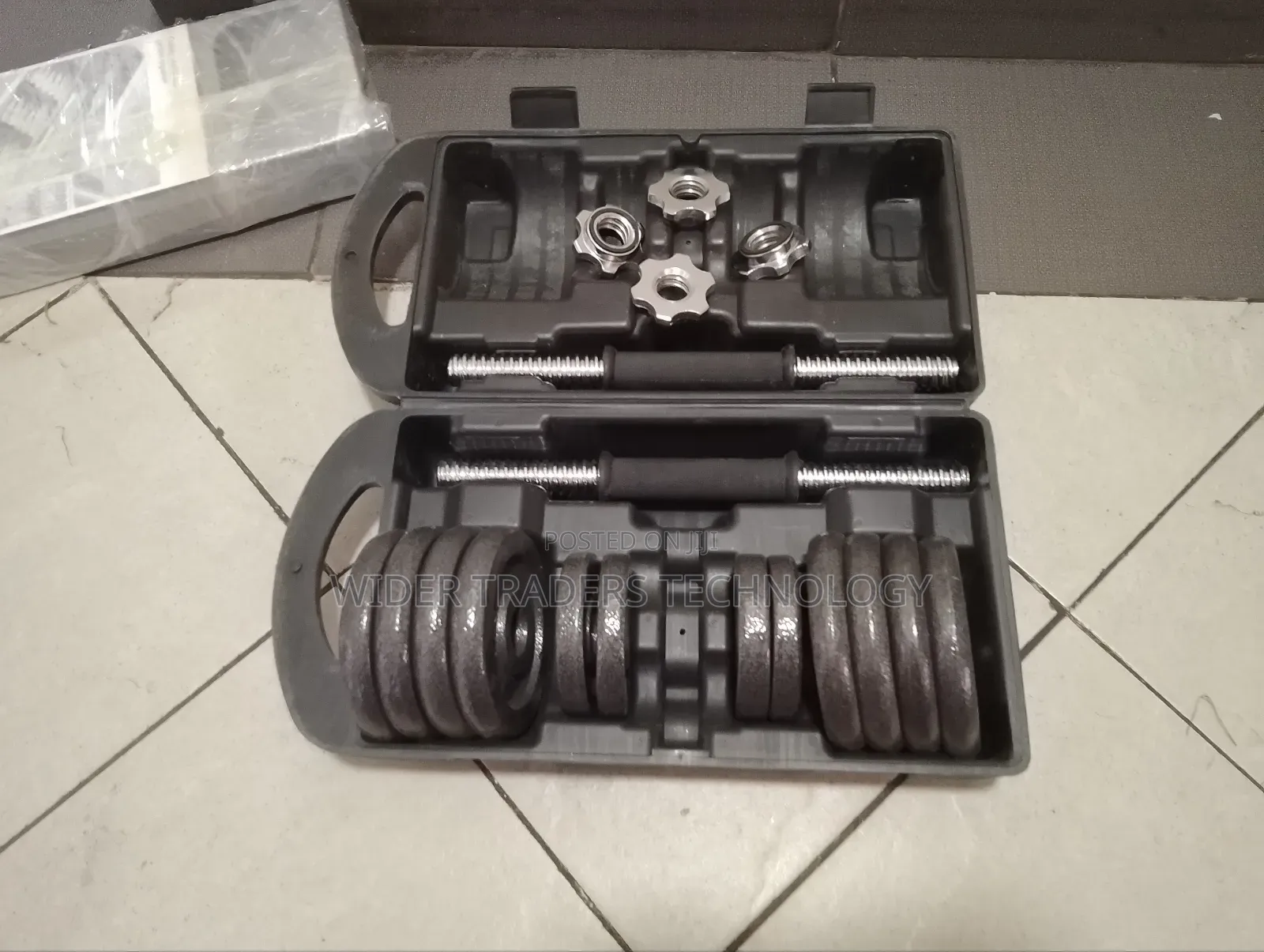 15kg Adjustable Dumbbell Set With Carry Case