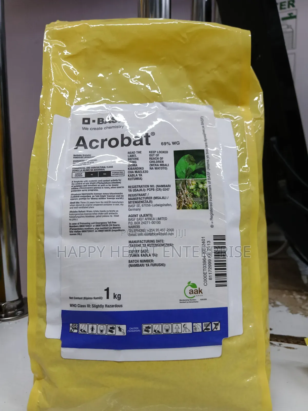 Acrobat 69%Wg Fungicide 1kg