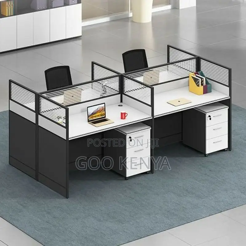 Office Workstation ; 4-Seater Modular Office Workstation