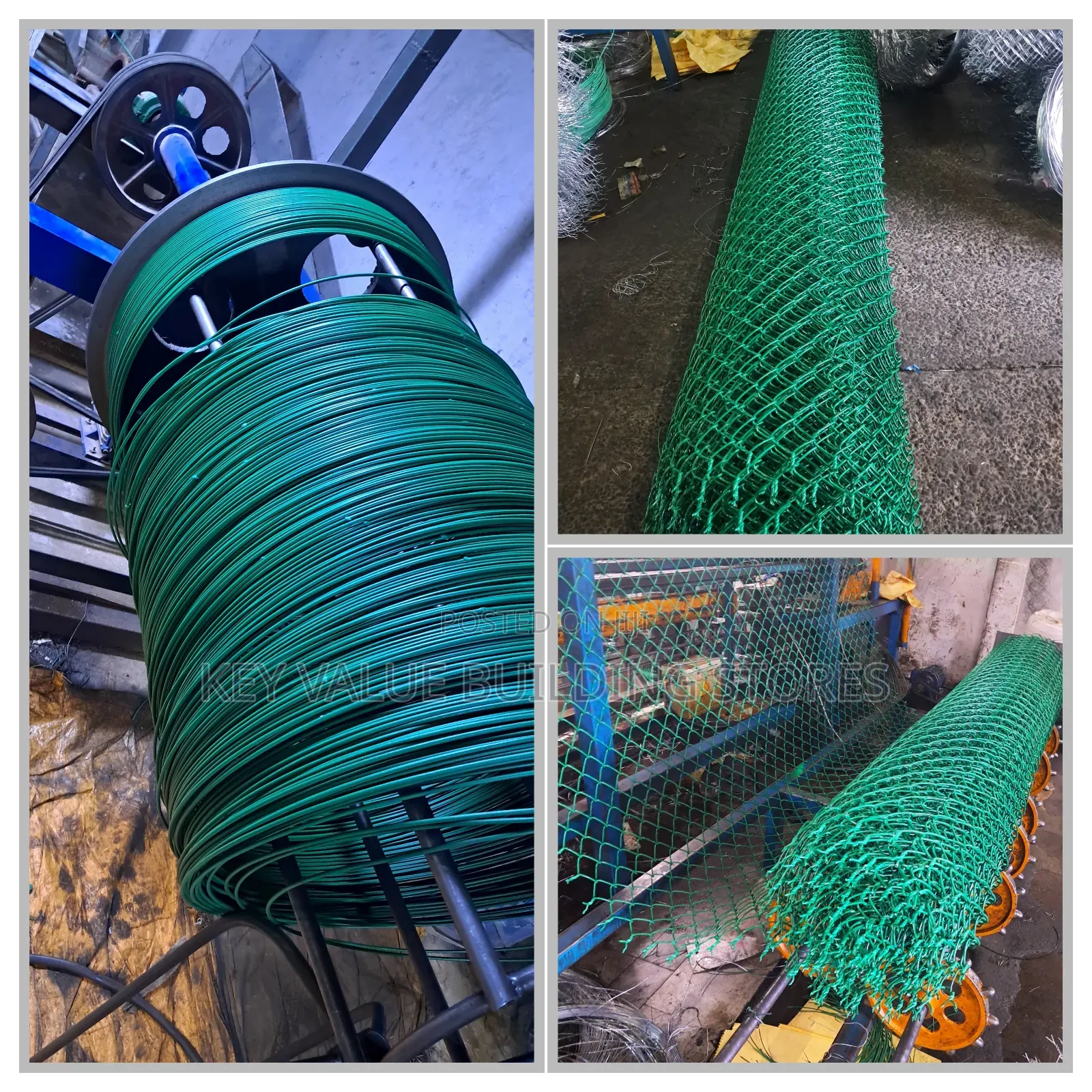 14guage 80*80 7ft PVC Coated Chainlink