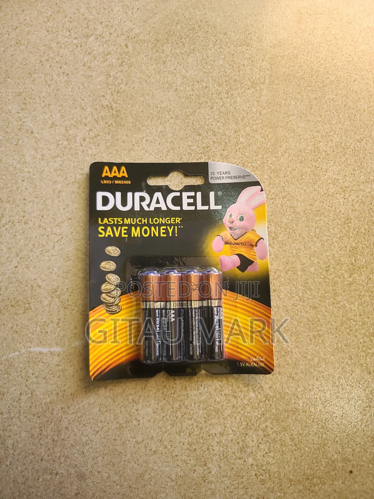 Duracell Aaa 4 Batteries Pack