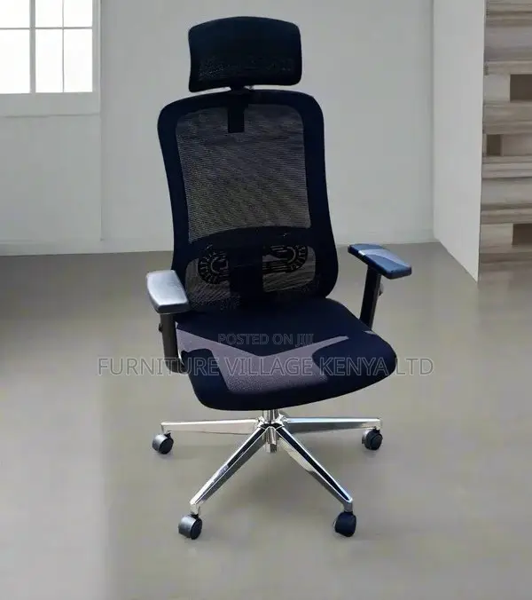 Office Chair: Modern Lumbar-Adjusting Ergonomic Office Seat