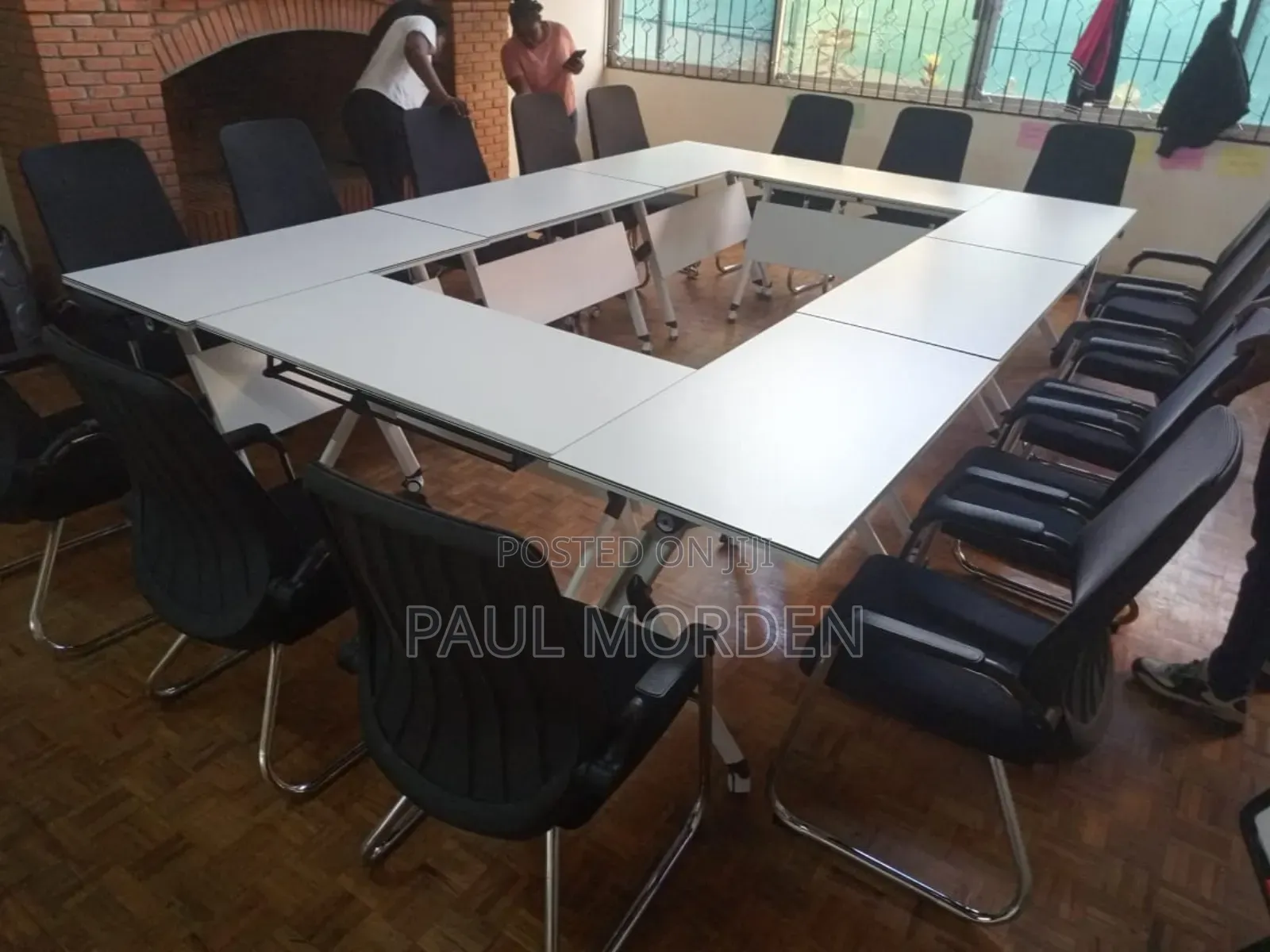 Boardroom Table Set(Fixed With Training Wheels Tables?