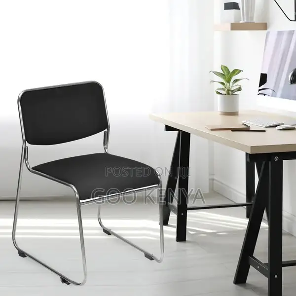 Office Chair ; Chrome Office Guest Chair