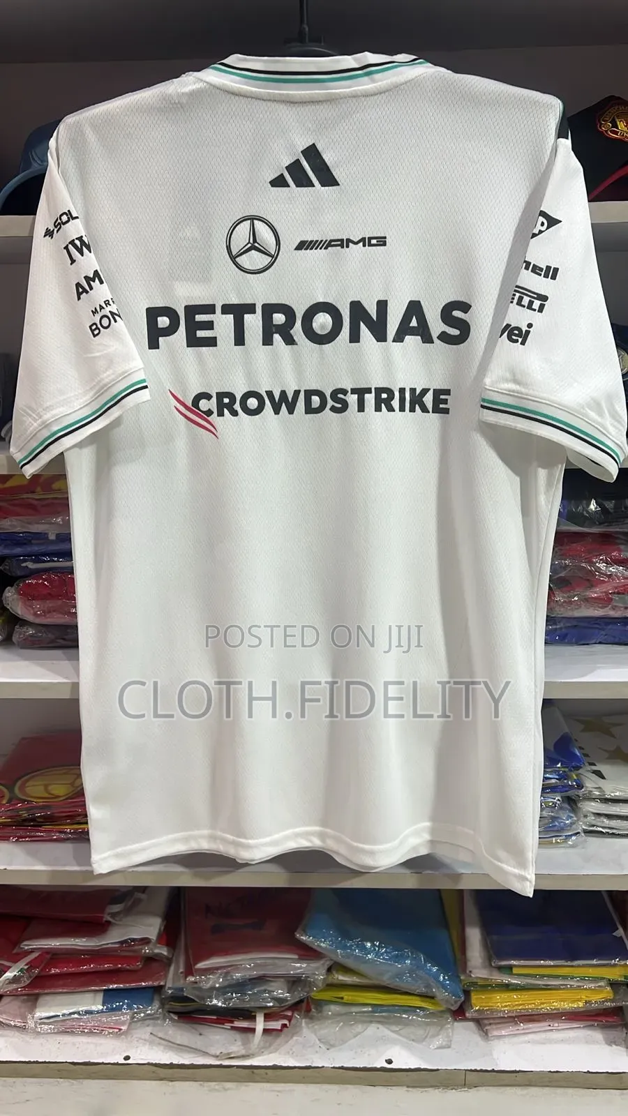 Mercedes Amg Petronas F1 Shirt.(White)