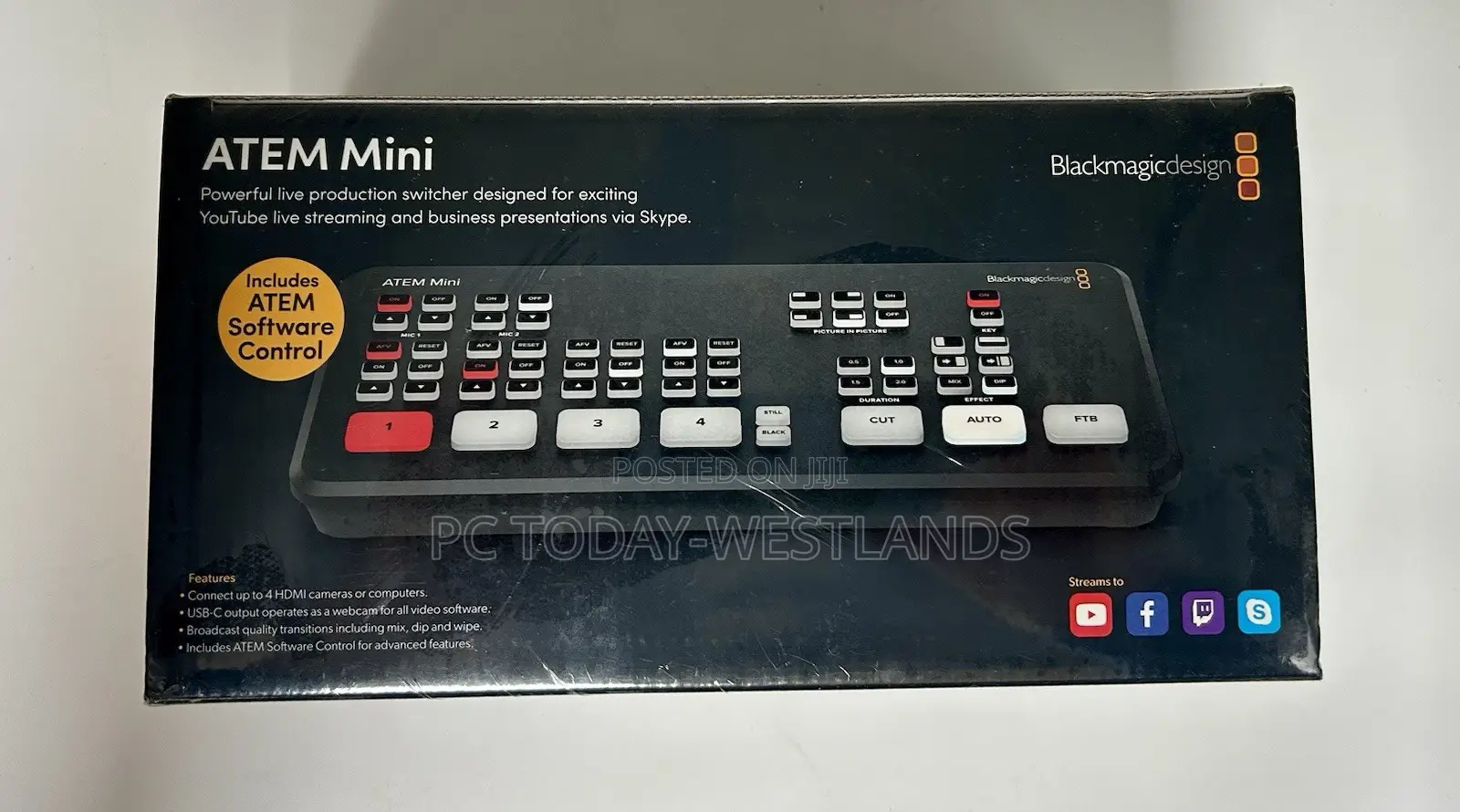 Blackmagic Design Atem Mini Hdmi Live Switcher