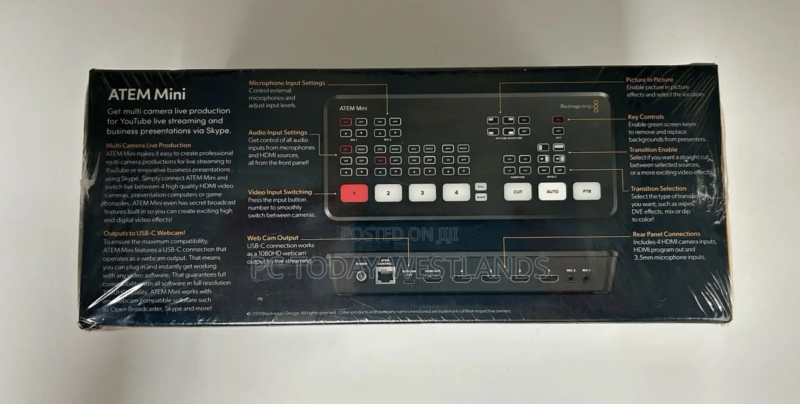 Blackmagic Design Atem Mini Hdmi Live Switcher