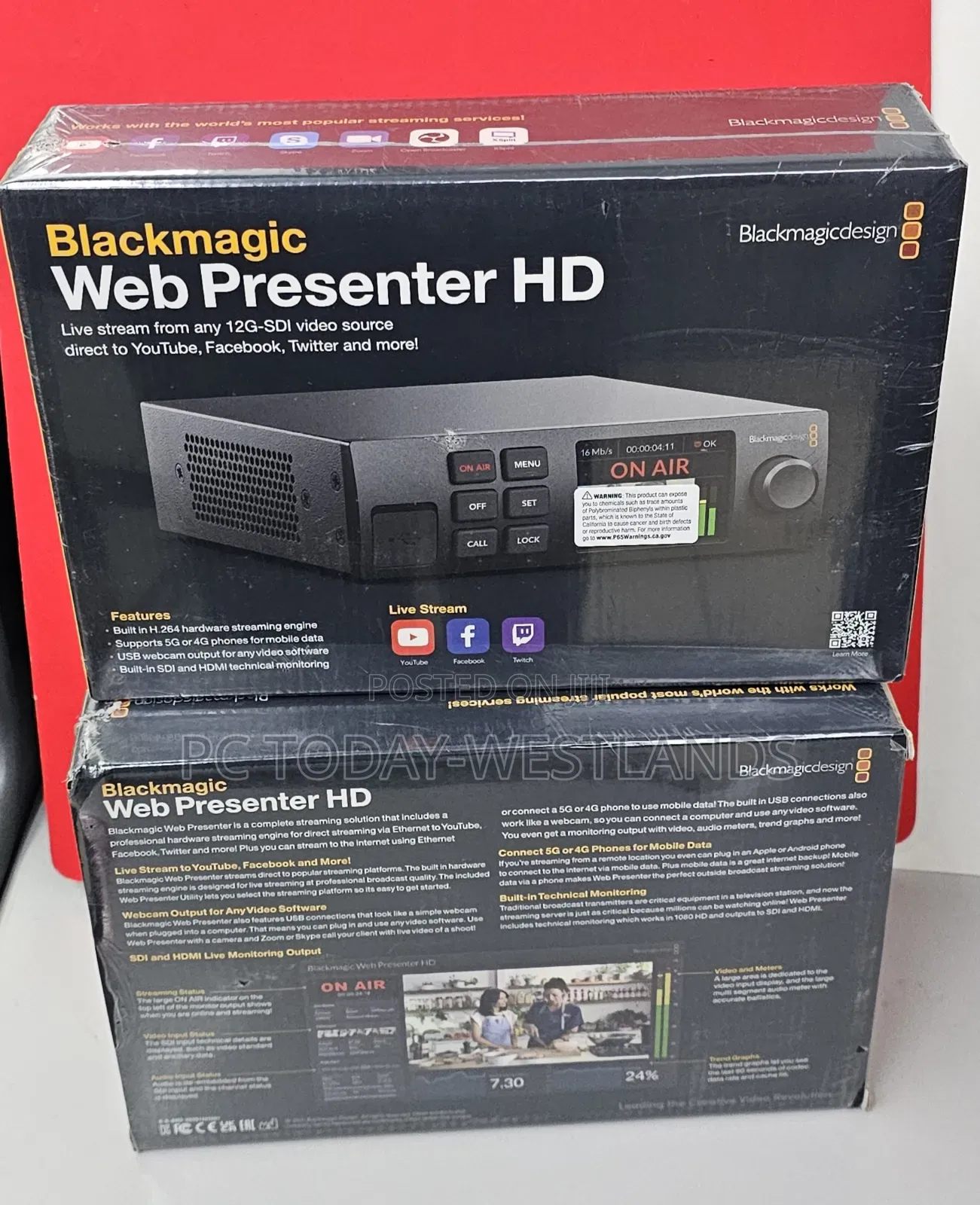 Blackmagic Design Web Presenter Hd 12g/6g/3g-sdi Video Up