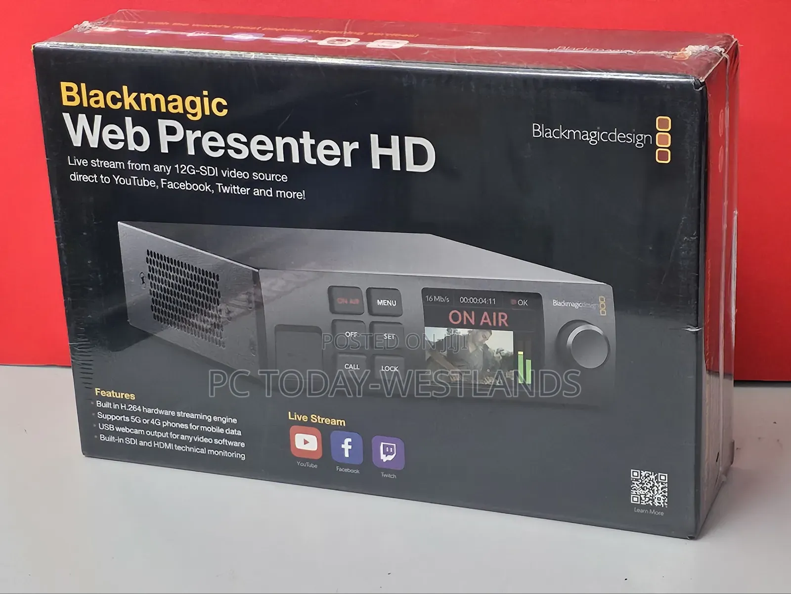 Blackmagic Design Web Presenter Hd 12g/6g/3g-sdi Video Up