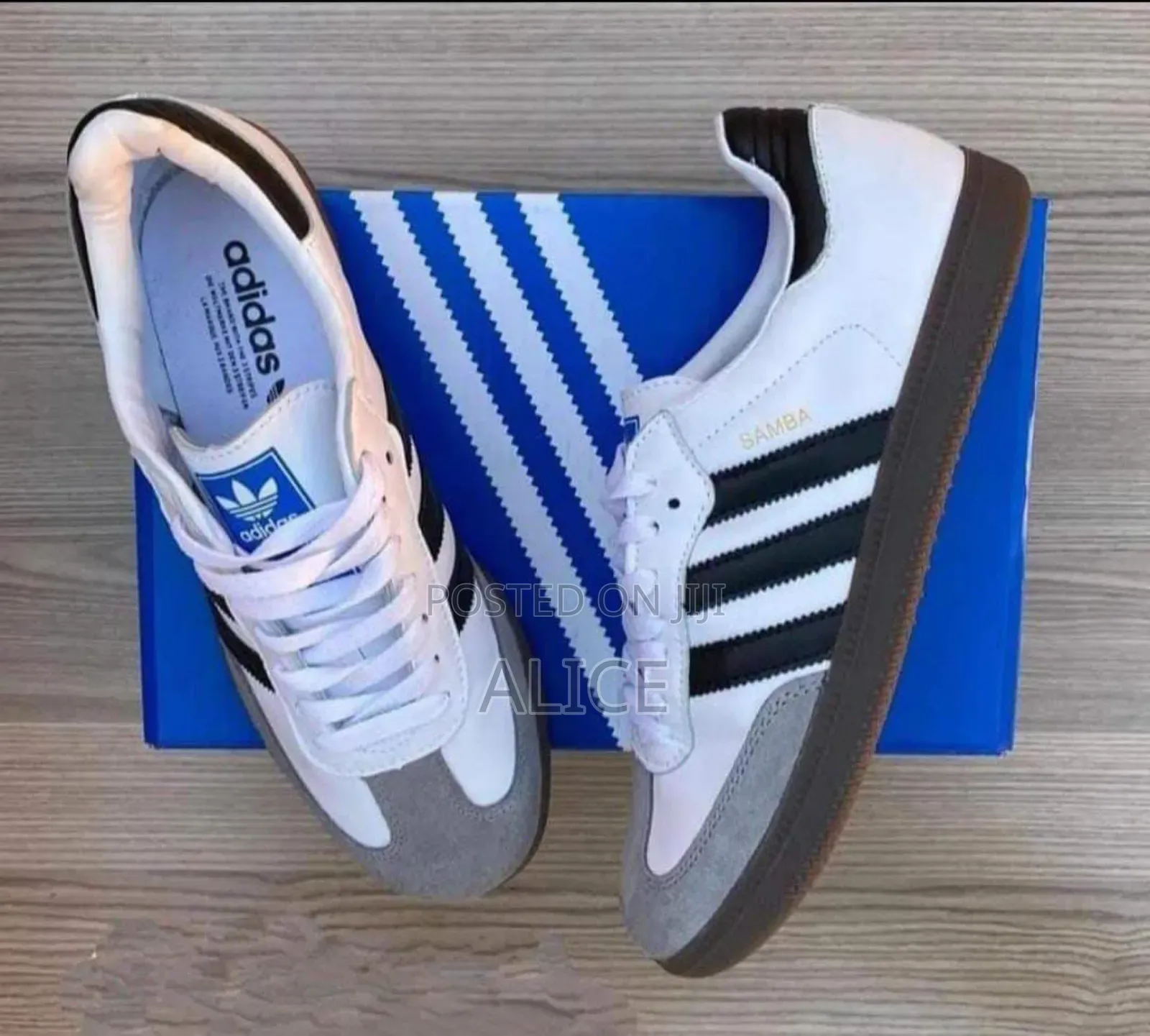 Adidas Samba(Original) Black/White/Green Size 37-45