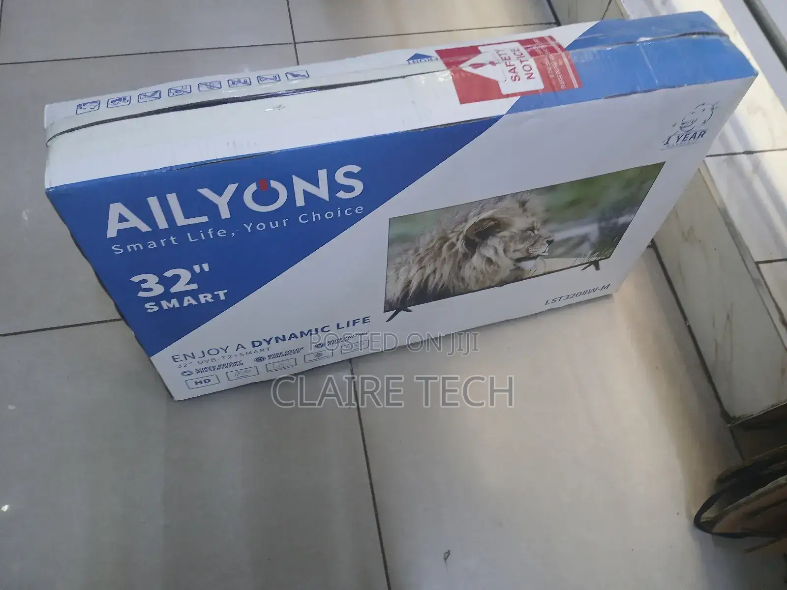 Ailyons Smart Tv 32-Inch. Bluetooth, Youtube, Netflix