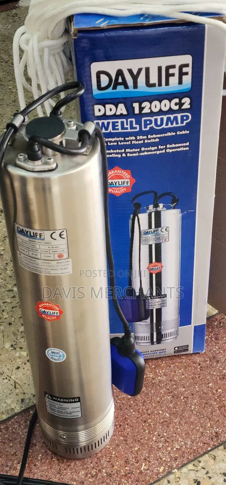 Submersible Pump With 0 75 Kw Fitted With a Float Switch