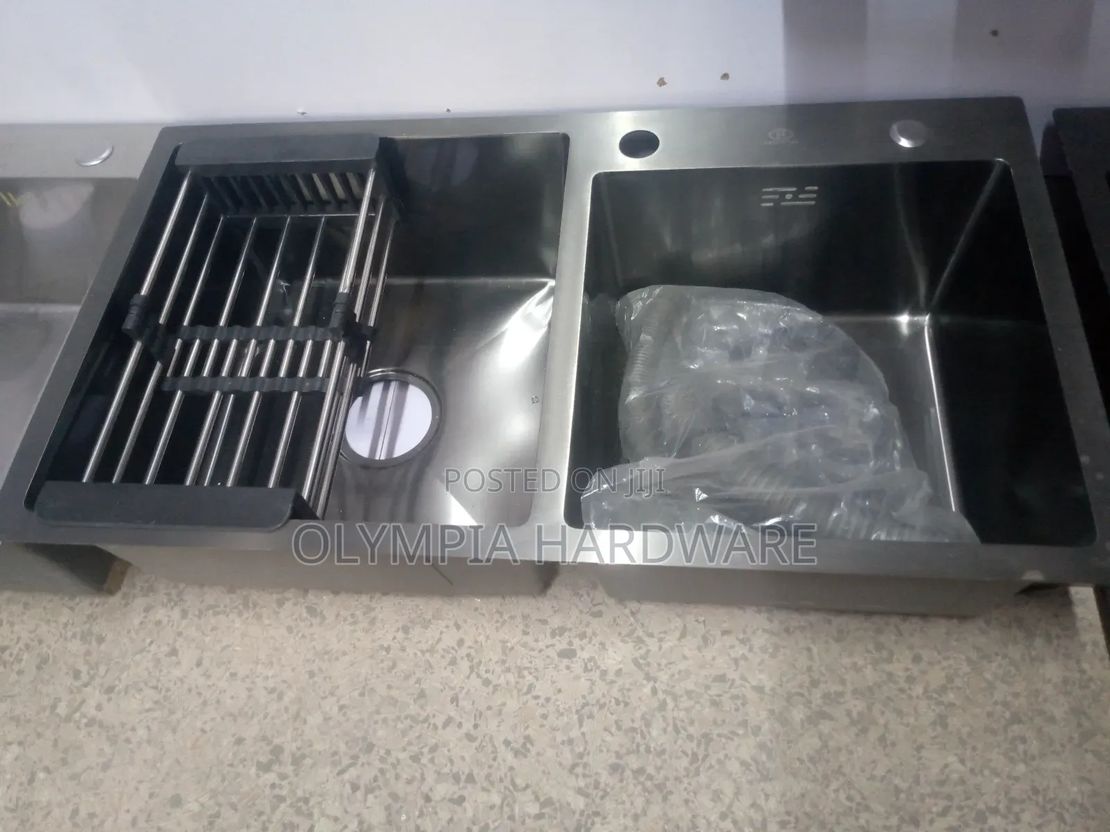 Kitchen Sink Double Bowl 78x43cm (Heavy Guage)