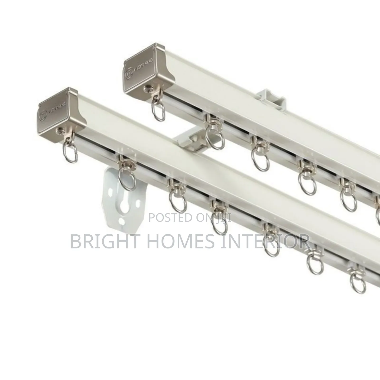 Single Track Curtain Rail Also Improvised in Double Form