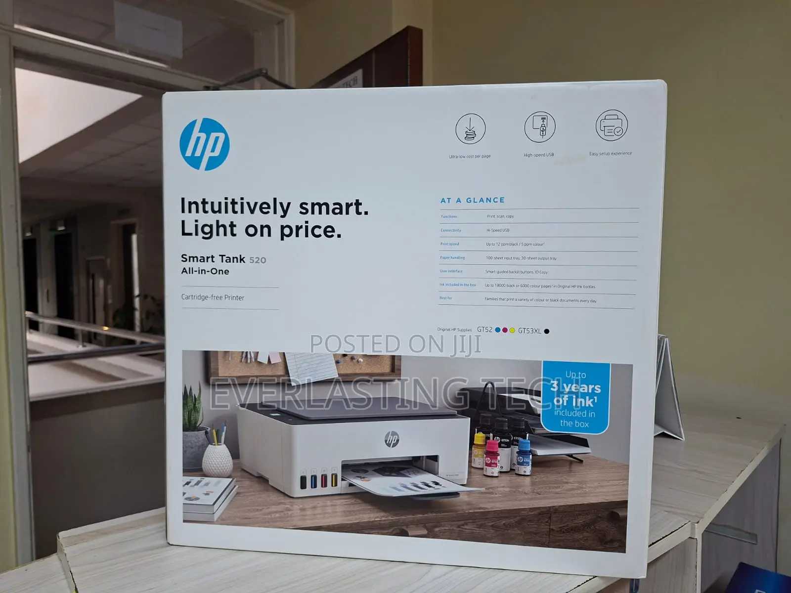 Hp Smart Tank 520 All-in-One Printer (1f3w2a)