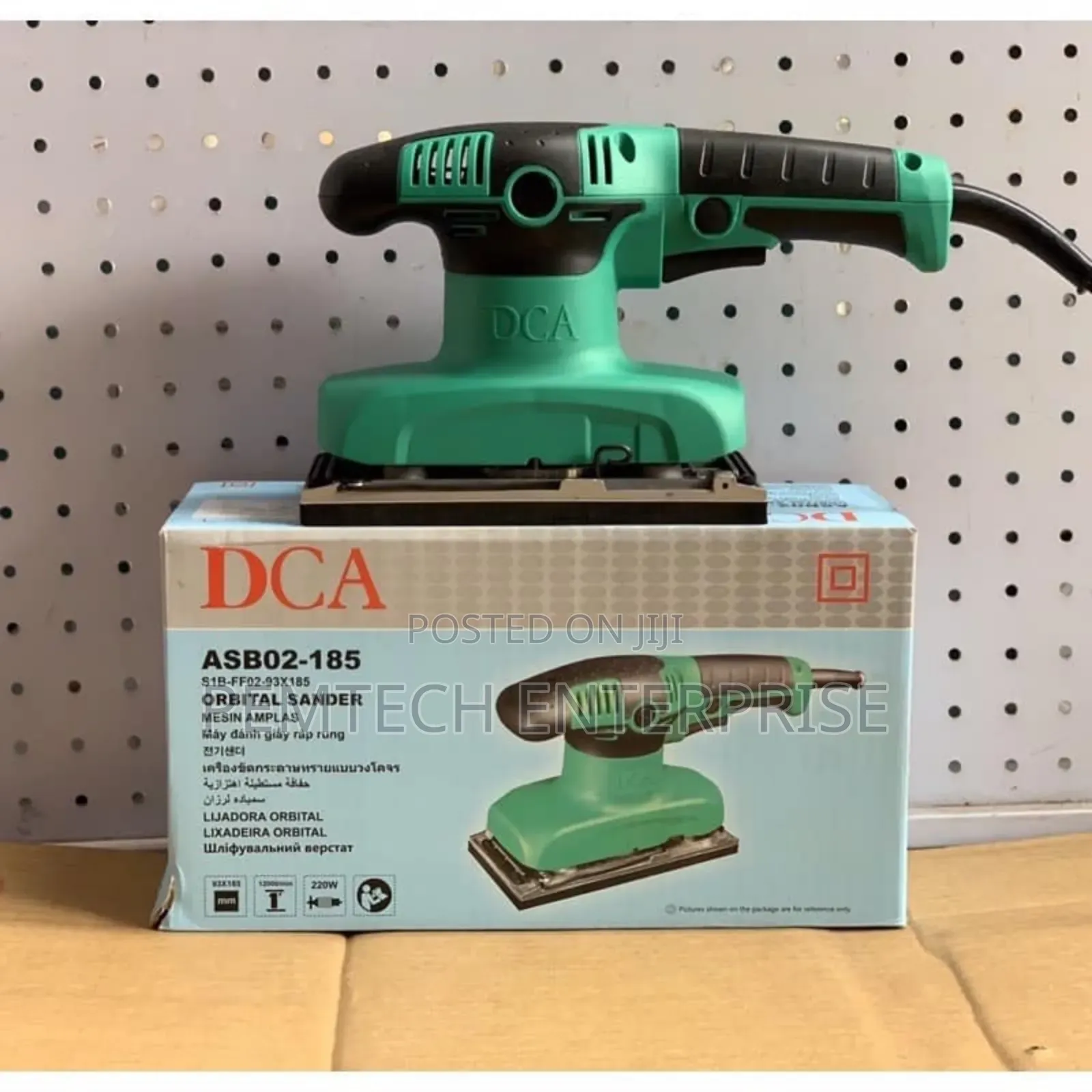 Rectangular Sanding Machine (93x185mm) 220w Dca Asb02-185