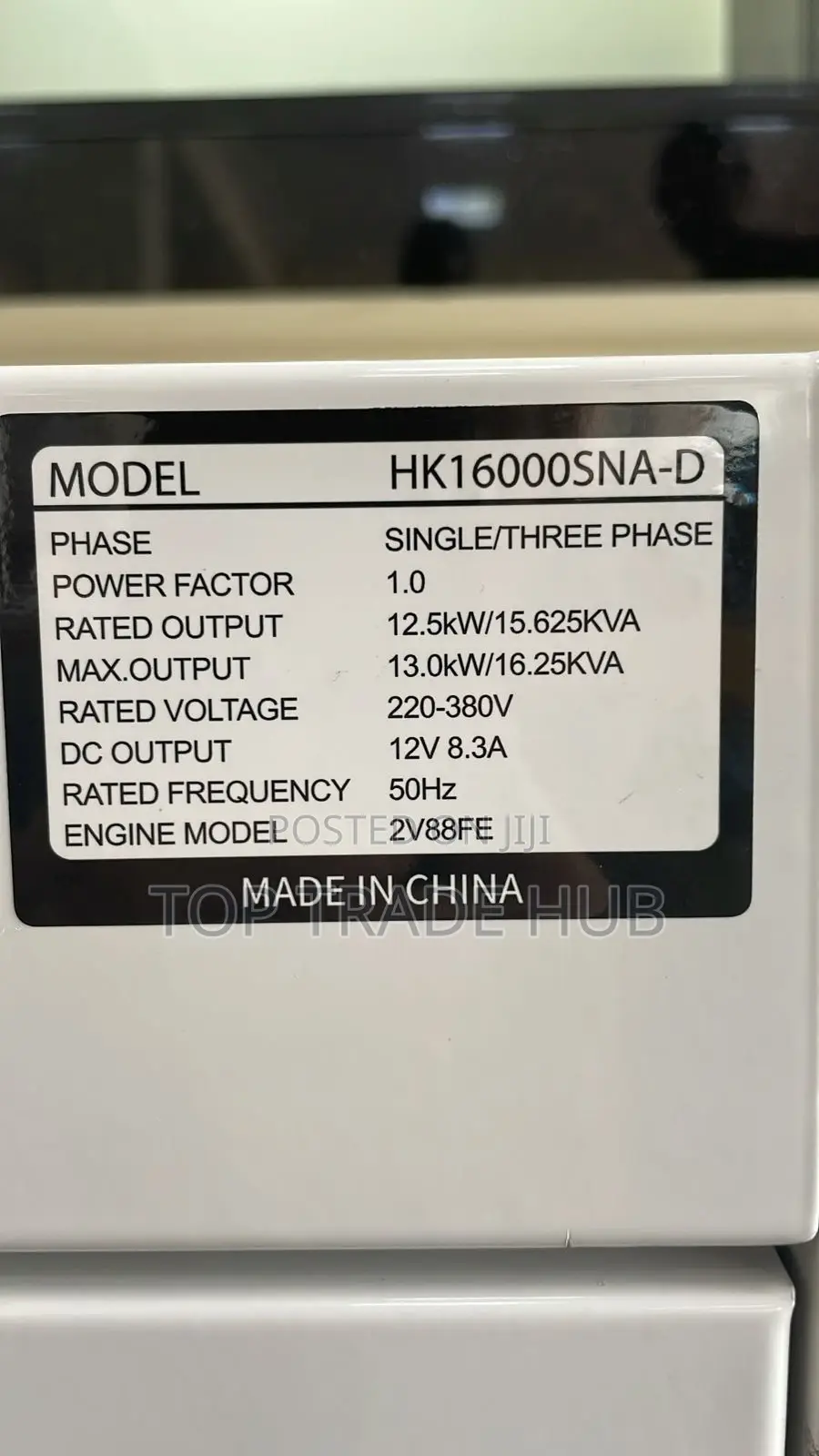 Hisaki Super Silent Diesel Generator 16kva Single/3phase