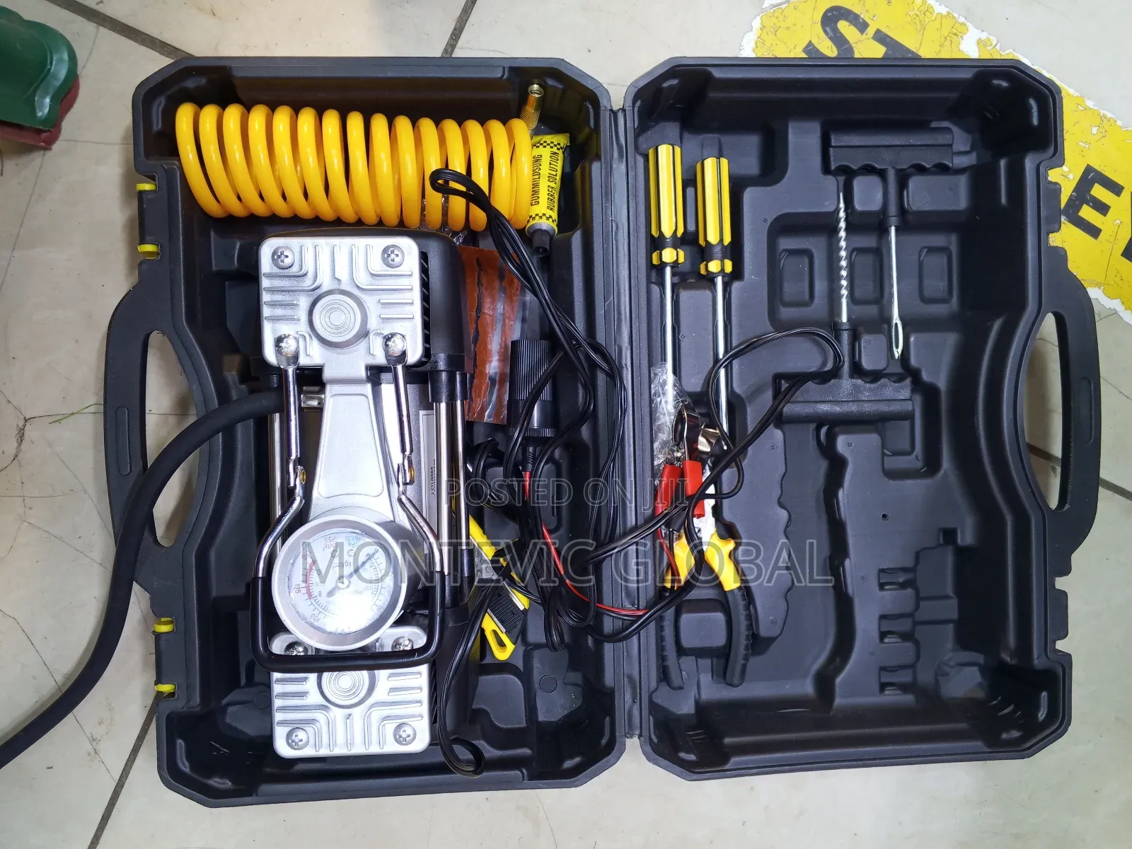 2in1 Double Cylinder Air Compressor