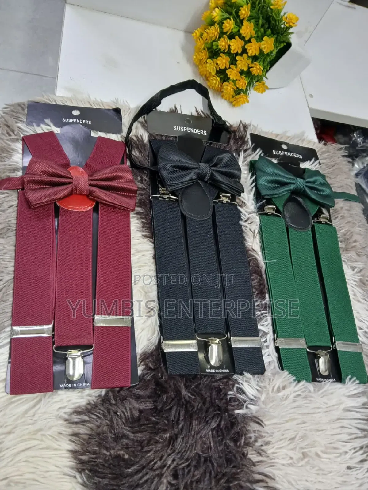 Suspenders With Bow Tie Set Both Kids and Adults at 700