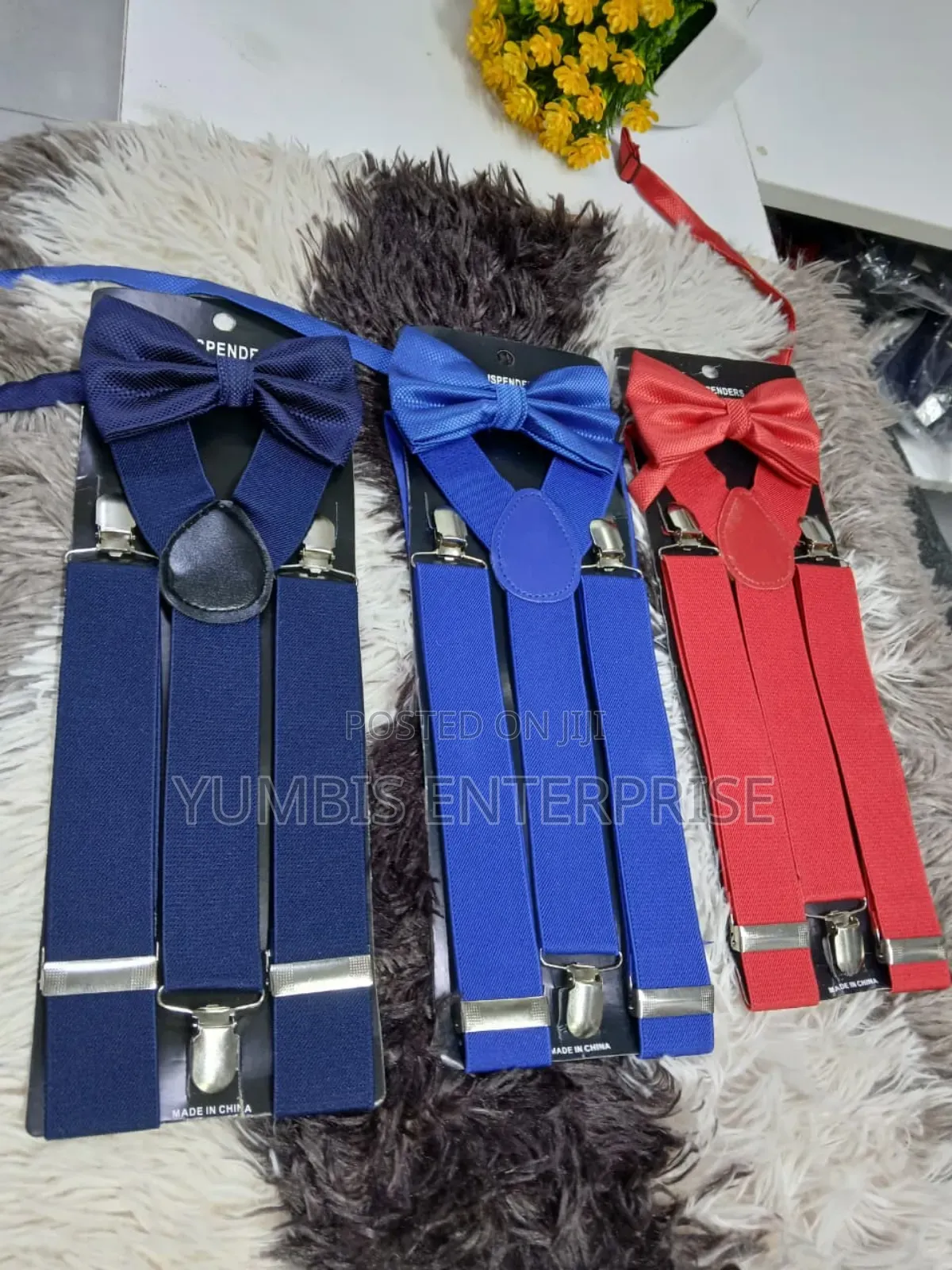 Suspenders With Bow Tie Set Both Kids and Adults at 700