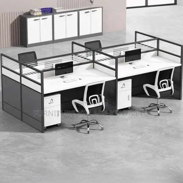 Workstations: Modular Rectangular Co-Working Desk for 4