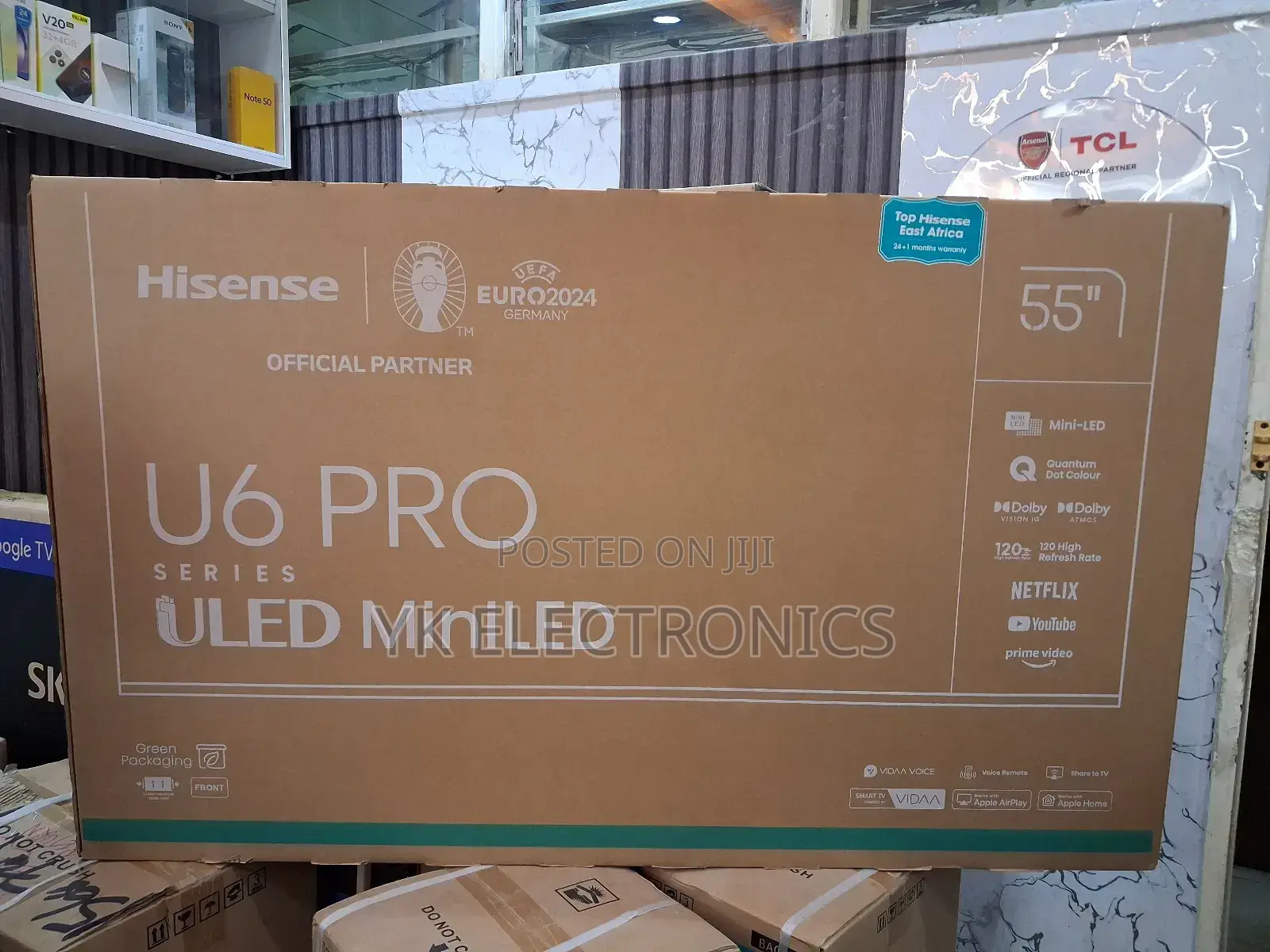 Hisense 55 Inch 55u6n Uled Pro Mini Led Tv