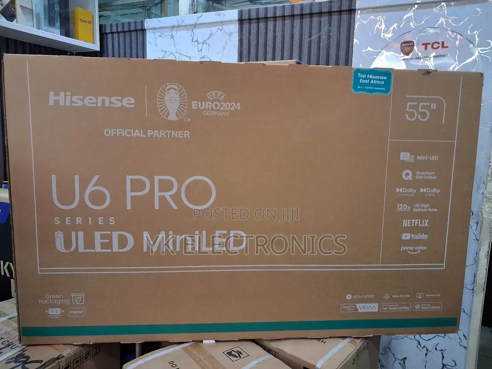 Hisense 55 Inch 55u6n Uled Pro Mini Led Tv