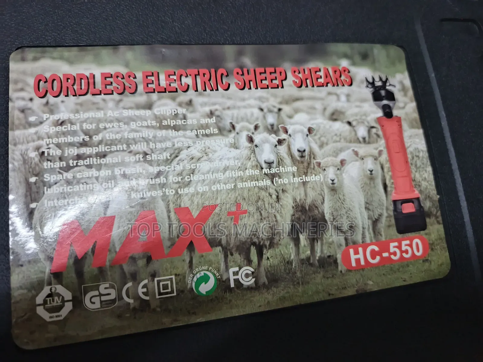 Cordless Sheep Sheers/ Animal Clipper Toolkit