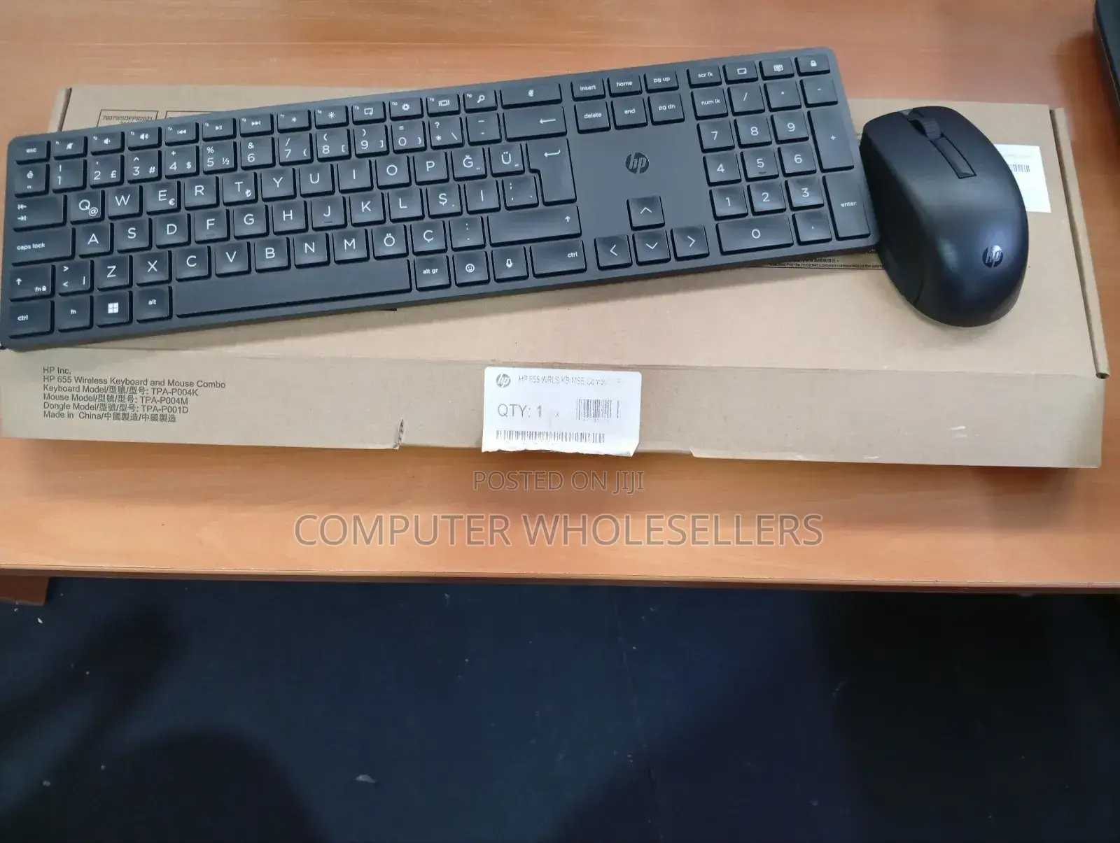 Original Hp 655 Wireless Keyboard Plus Mouse Combo