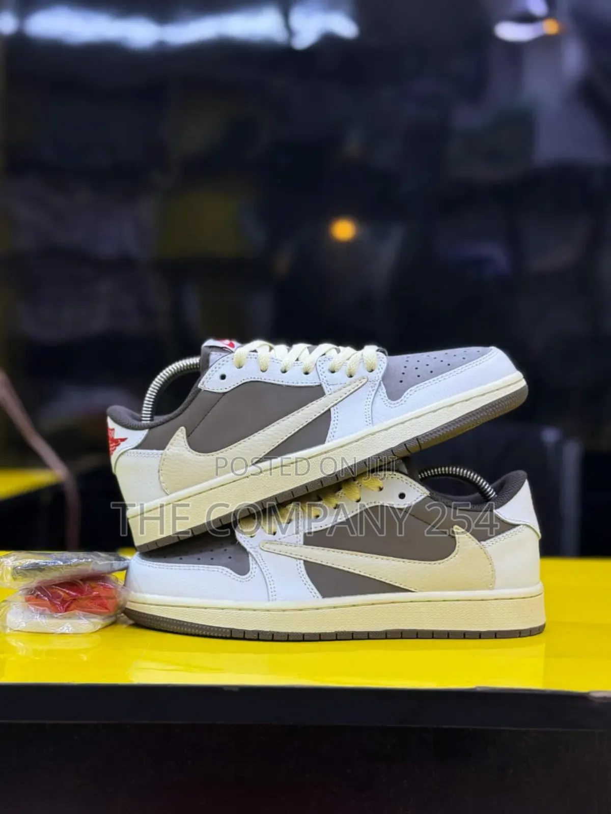 Quality Leather Nike Jordan 1 Travis Scott Sneakers Shoes